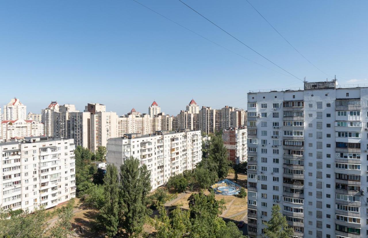 Чудова Квартира Для Відпочинку І Роботи На Оболоні Kiev Exterior foto